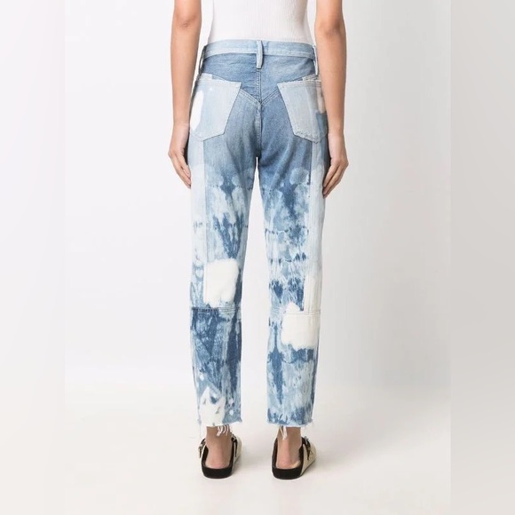 FRAME patchwork-design denim jeans new with tags - Picture 3 of 12